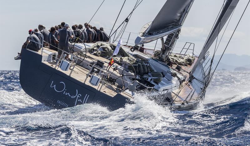 Maxi class winner, the Southern Wind 94, Windfall at the Maxi Yacht Rolex Cup photo copyright Rolex / Carlo Borlenghi taken at Yacht Club Costa Smeralda and featuring the Maxi class