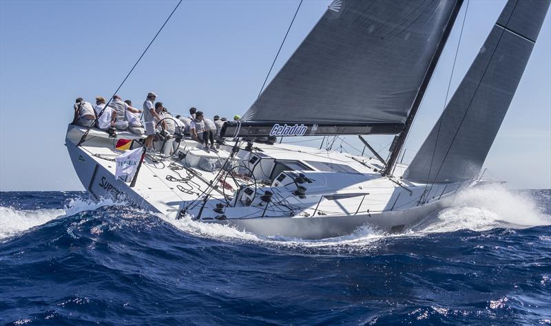 Mini Maxi Racing class winner, the new Mills 62 Supernikka at the Maxi Yacht Rolex Cup photo copyright Rolex / Carlo Borlenghi taken at Yacht Club Costa Smeralda and featuring the Maxi class