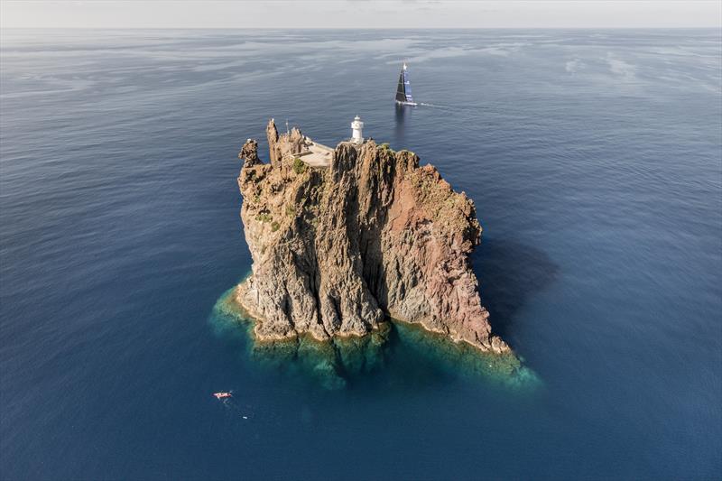 Strombolicchio, one of the stunning islands, which forms part of the course for the Rolex Middle Sea Race photo copyright Rolex / Kurt Arrig taken at Royal Malta Yacht Club and featuring the Maxi class