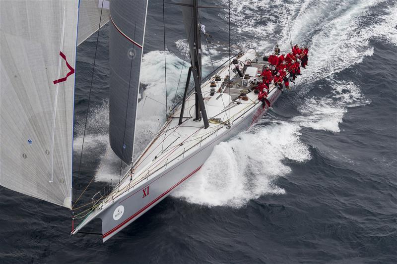 Bob Oatley's Wild Oats XI (AUS) leaving Sydney Harbour in the Rolex Sydney Hobart Yacht Race photo copyright Rolex / Stefano Gattini taken at Cruising Yacht Club of Australia and featuring the Maxi class