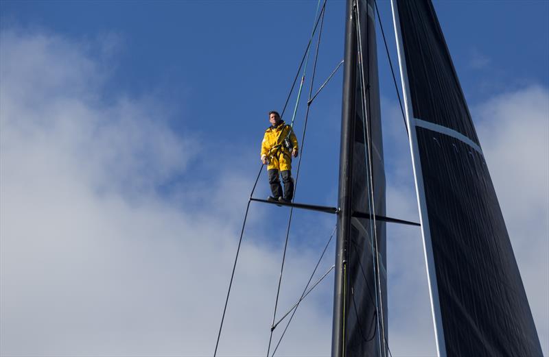Rambler 88 looking for wind on the Derwent in the Rolex Sydney Hobart Yacht Race photo copyright Rolex / Stefano Gattini taken at Cruising Yacht Club of Australia and featuring the Maxi class