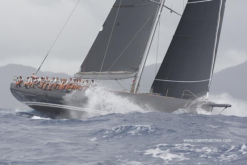 Superyacht Challenge Antigua day 1 photo copyright Claire Matches / www.clairematches.com taken at  and featuring the Maxi class