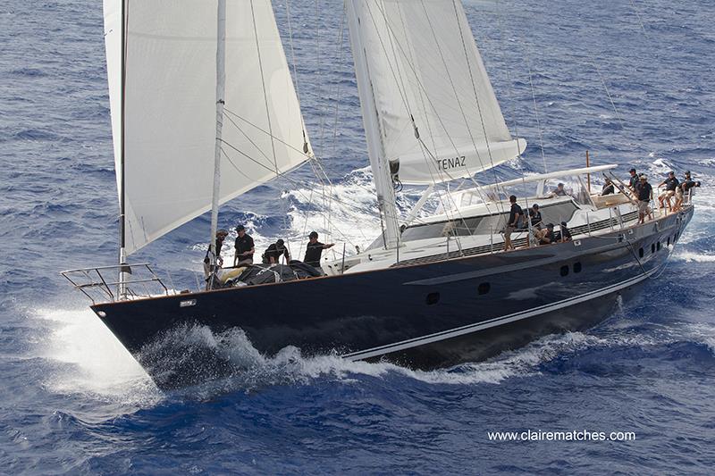 Superyacht Challenge Antigua day 2 photo copyright Claire Matches / www.clairematches.com taken at  and featuring the Maxi class