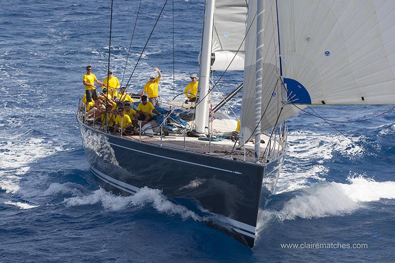 Superyacht Challenge Antigua day 2 photo copyright Claire Matches / www.clairematches.com taken at  and featuring the Maxi class