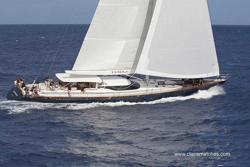 Tenaz at the Superyacht Challenge Antigua photo copyright Claire Matches / www.clairematches.com taken at  and featuring the Maxi class