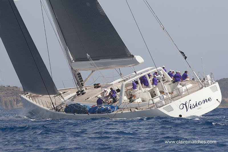 Visione at the Superyacht Challenge Antigua photo copyright Claire Matches / www.clairematches.com taken at  and featuring the Maxi class