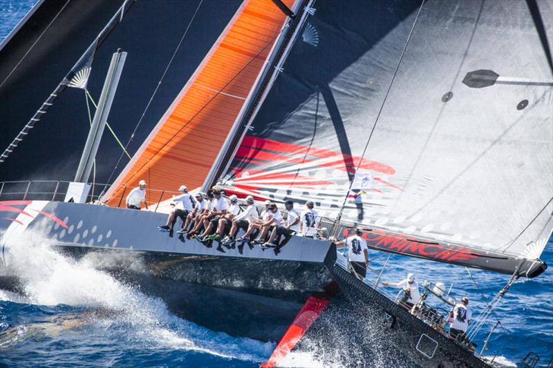 Line honours for Comanche in the RORC Caribbean 600 photo copyright RORC / Emma Louise Wyn Jones taken at Antigua Yacht Club and featuring the Maxi class