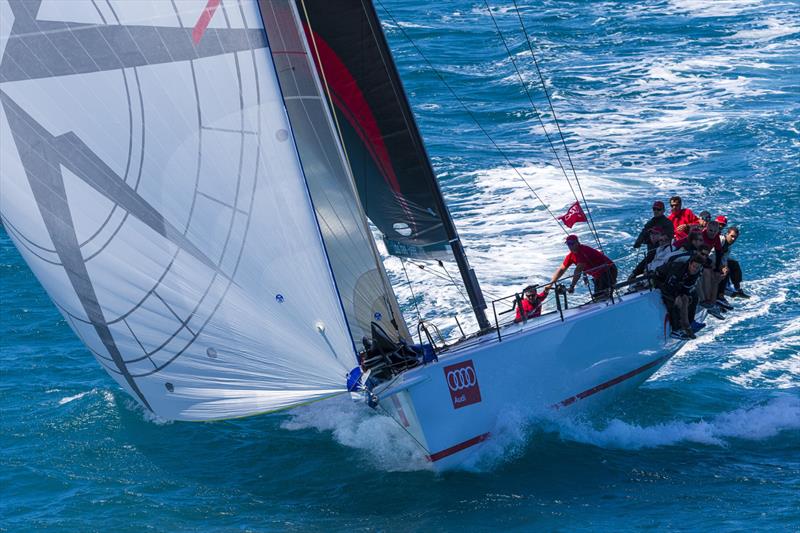 Team Beau Geste on the final day of Audi Hamilton Island Race Week photo copyright Andrea Francolini taken at Hamilton Island Yacht Club and featuring the Maxi class