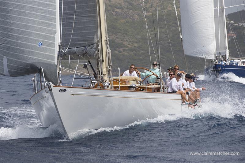 2017 Superyacht Challenge Antigua day 2 photo copyright Claire Matches / www.clairematches.com taken at Antigua Yacht Club and featuring the Maxi class