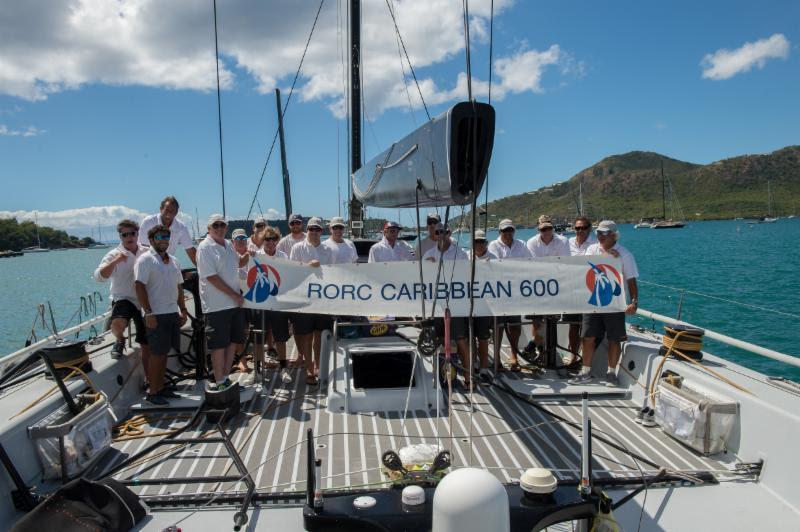 Line honours for George David's Rambler 88 in the RORC Caribbean 600 photo copyright RORC / Ted Martin taken at Antigua Yacht Club and featuring the Maxi class