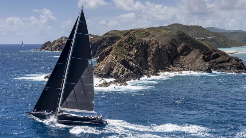 Nilaya in Class A on day 2 of the Loro Piana Caribbean Superyacht Regatta & Rendezvous 2017 photo copyright Borlenghi / YCCS / BIM taken at Yacht Club Costa Smeralda and featuring the Maxi class