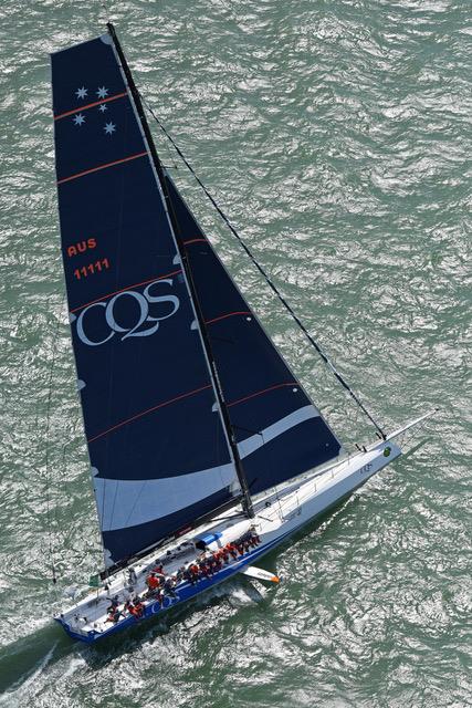 CQS at the Rolex Fastnet Race start in Cowes photo copyright Rick Tomlinson / www.rick-tomlinson.com taken at Royal Ocean Racing Club and featuring the Maxi class