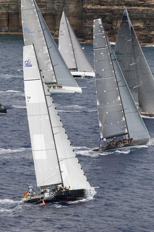 RORC Caribbean 600 Class Zero Start photo copyright Tim Wright / www.photoaction.com taken at Antigua Yacht Club and featuring the Maxi class