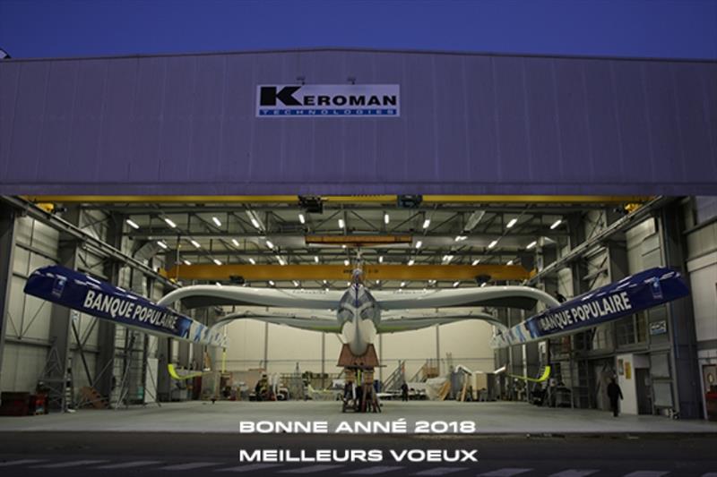 Maxi Banque Populaire IX at the Keroman Technologies - photo © CDK Technologies
