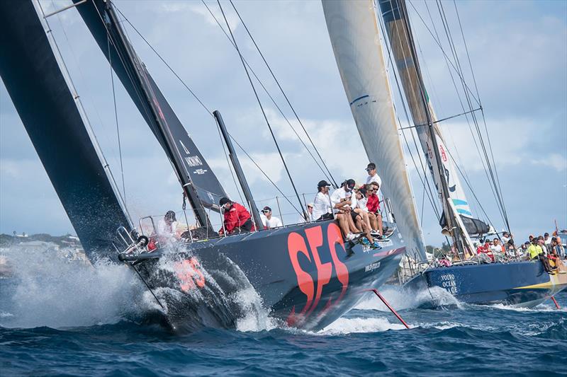 On-the-water action at  the 2017 St. Maarten Heineken Regatta photo copyright Laurens Morel - www.saltycolours.com taken at  and featuring the Maxi class