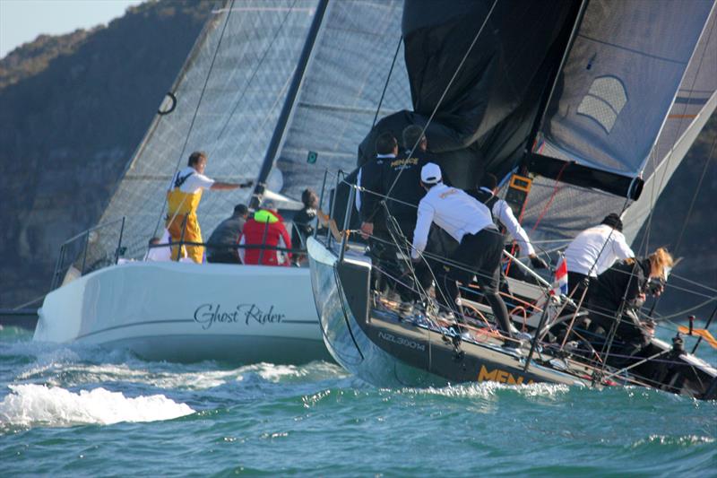 Menace and Ghost Rider at the MC38 Winter Regatta day 2 photo copyright MHYC taken at Middle Harbour Yacht Club and featuring the MC38 class