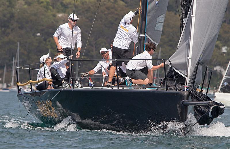 Menace finishes 2nd in the MC38s Spring Regatta photo copyright Crosbie Lorimer taken at Royal Prince Alfred Yacht Club and featuring the MC38 class