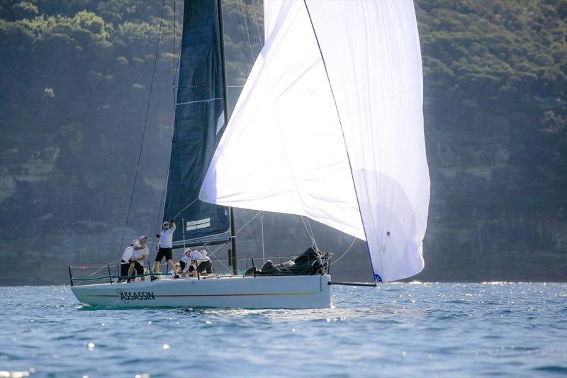 Assassin on day 1 of the MC38 Autumn Regatta photo copyright Michael Chittenden Photography taken at Middle Harbour Yacht Club and featuring the MC38 class