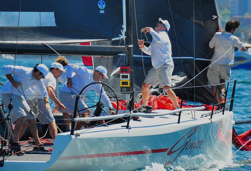 Ginger on day 1 of the MC38 Autumn Regatta photo copyright Bob Fowler taken at Middle Harbour Yacht Club and featuring the MC38 class