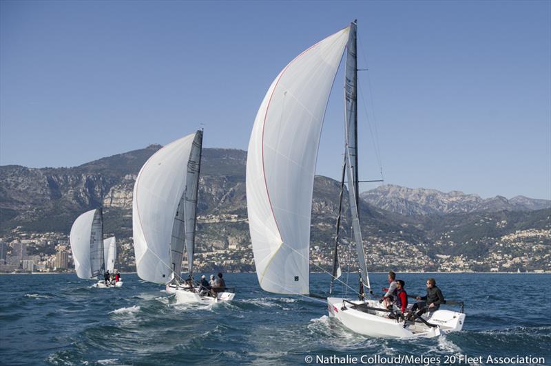 Monaco Sportsboat Winter Series photo copyright Nathalie Colloud taken at Yacht Club de Monaco and featuring the Melges 20 class