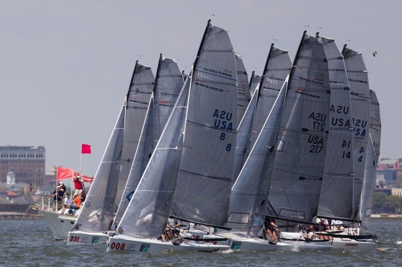 Three of the top 5 skippers in the Melges 20 Class are in their early 20s at 2014 Sperry-Top Sider Charleston Race Week - photo © Meredith Block / 2014 Sperry-Top Sider Charleston Race Week