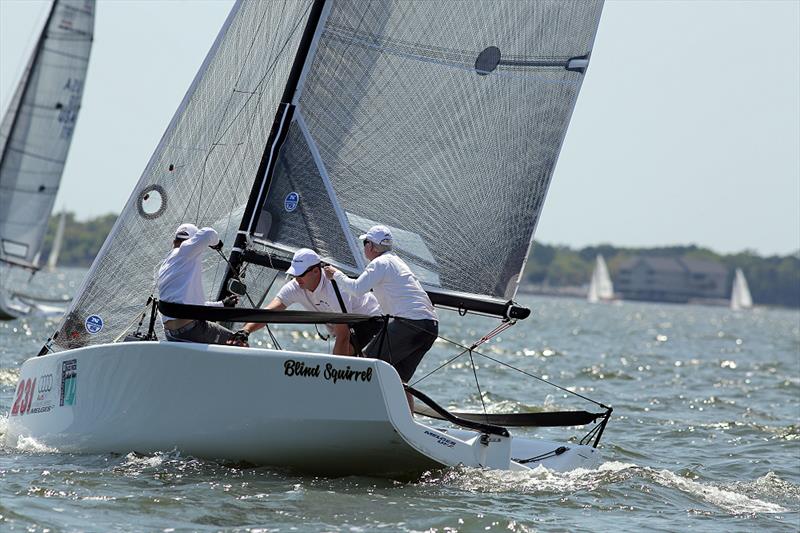 John Brown's Blind Squirrel on day 2 at 2014 Sperry-Top Sider Charleston Race Week photo copyright JOY / International Audi Melges 20 Class Association taken at Charleston Yacht Club and featuring the Melges 20 class