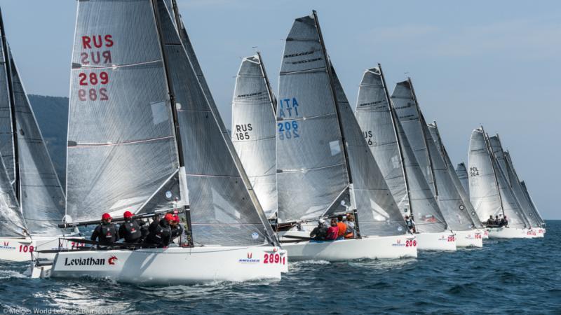 Melges 20 World League in Porto Venere day 1 photo copyright Melges 20 World League / Barracuda taken at  and featuring the Melges 20 class