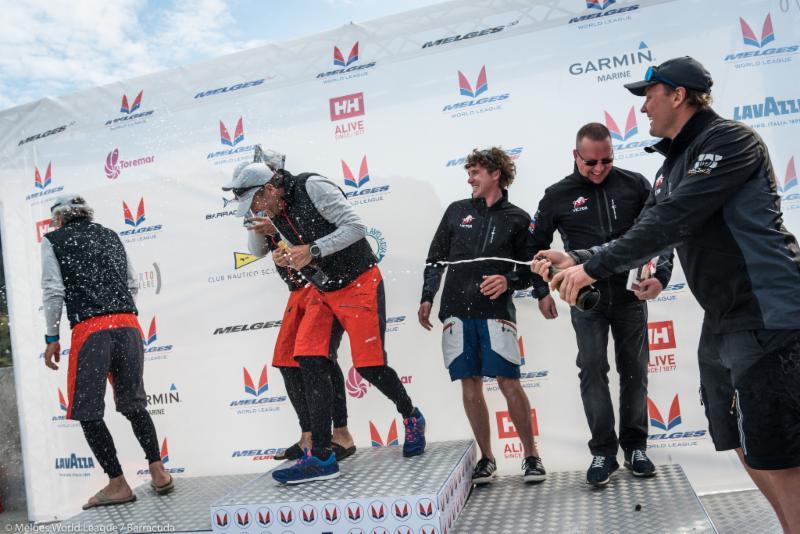 Melges 20 World League in Porto Venere prize giving photo copyright Melges 20 World League / Barracuda taken at  and featuring the Melges 20 class