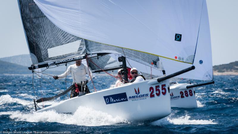 Melges 20 European Championship at Sibenik day 2 photo copyright Melges World League / Barracuda Communication taken at  and featuring the Melges 20 class