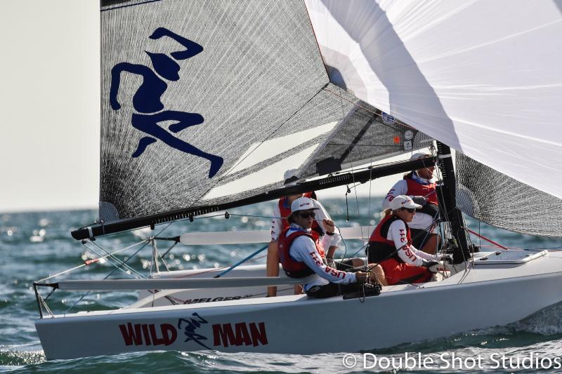 Melges 20 U.S. Nationals day 1 photo copyright Double Shot Studios taken at Sail Newport and featuring the Melges 20 class