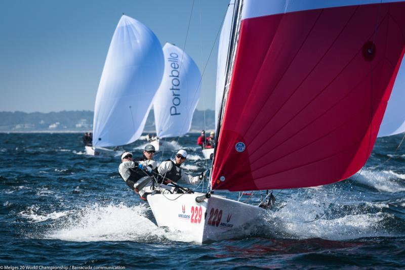 Justin Quigg's CHARACTER 2.0 leads the all-amatuer division on day 2 of the Melges 20 Worlds at Newport, R.I photo copyright Melges 20 World Championship / Barracuda communication taken at New York Yacht Club and featuring the Melges 20 class