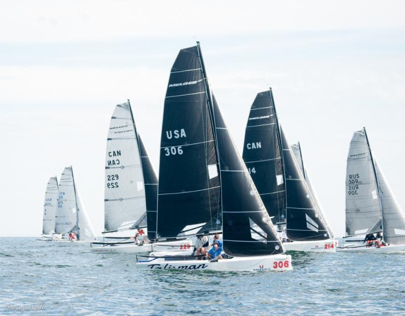 Day 3 of the Melges 20 Worlds at Newport, R.I photo copyright Melges 20 World Championship / Barracuda communication taken at New York Yacht Club and featuring the Melges 20 class