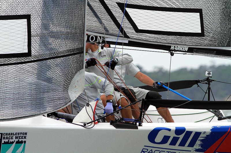 Intense fleet racing for the Melges 20s during Charleston Race Week photo copyright JOY / U.S. Melges 20 Class Association taken at  and featuring the Melges 20 class