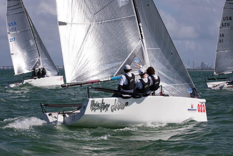 2017-18 Melges 20 Miami Winter Series - Achille Onorato, MASCALZONE LATINO, JR photo copyright International Melges 20 Class Association taken at Coconut Grove Sailing Club and featuring the Melges 20 class