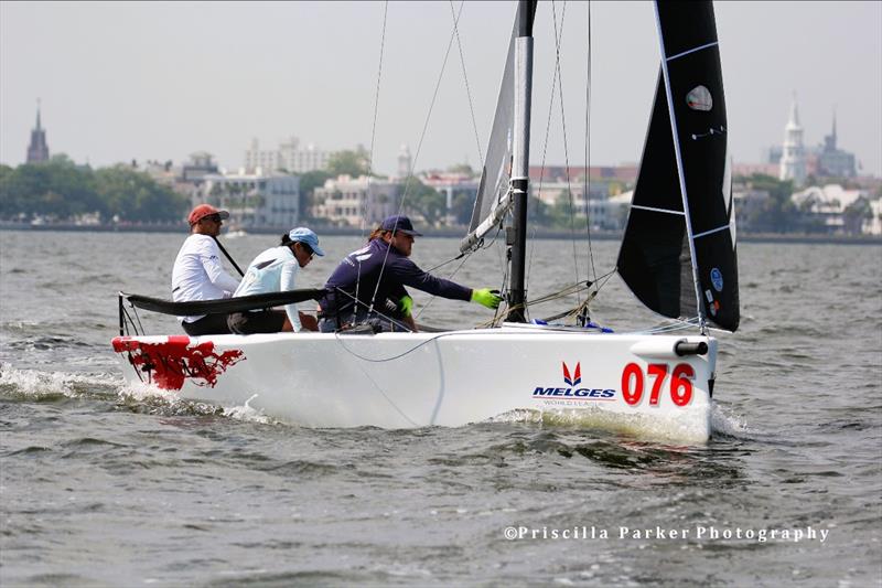 Kuai takes first in Melges 20 division at Charleston Race Week at Patriots Point photo copyright Priscilla Parker / CRW 2024 taken at Charleston Yacht Club and featuring the Melges 20 class