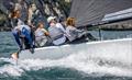 Reigning Melges 24 European Champion Strambapapà (ITA), owned and helmed by former Italian Olympian Michele Paoletti, crewing with his wife Giovanna Micol - Melges 24 European Sailing Series, Fraglia Vela Riva July 2023 © IM24CA / Zerogradinord