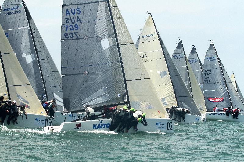 Gill Melges 24 Australian Open Nationals day 2 photo copyright Teri Dodds taken at Royal Geelong Yacht Club and featuring the Melges 24 class