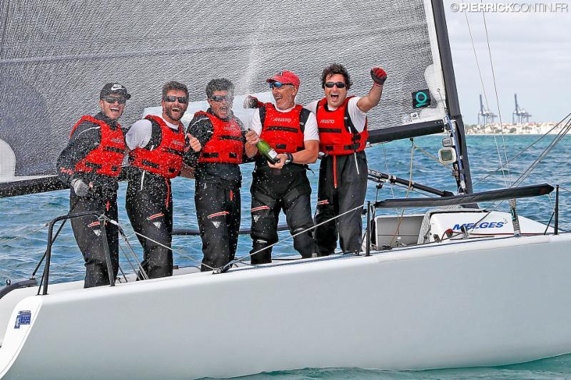 Marco Zammarchi's Taki 4 helmed by Niccolon Bertola win the Corinthian title at the 2016 Melges 24 World Championship in Miami photo copyright Pierrick Contin / www.pierrickcontin.com taken at Coconut Grove Sailing Club and featuring the Melges 24 class