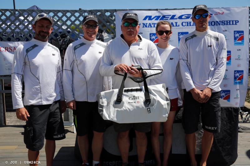 Kevin Welch's 'Mikey' (USA-838) with Jason Rhodes at the helm completed the overall podium in the Melges24 U.S.National Champoinship 2017 in Charleston photo copyright JOY / USM24CA taken at Charleston Yacht Club and featuring the Melges 24 class