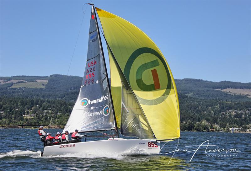 Diversified Melges 24 North American Championship at Cascade Locks photo copyright Jan Anderson Photography taken at Columbia Gorge Racing Association and featuring the Melges 24 class