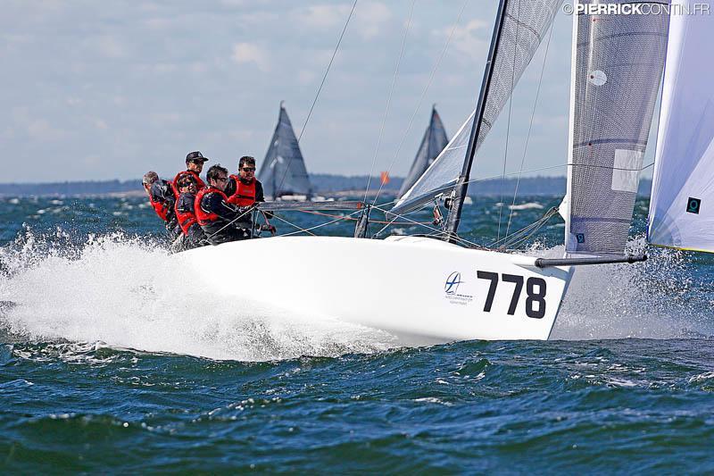 Reigning Corinthian World Champions aboard of Marco Zammarchi's Taki 4 ITA778 on day 4 of the Melges 24 Worlds in Heksinki photo copyright Pierrick Contin / www.pierrickcontin.com taken at Helsingfors Segelklubb and featuring the Melges 24 class