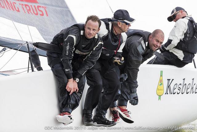 Local team of Eelco Blok, Team Kesbeke SIKA Gill with Ronald Veraar helming finished two races as second and one as third on day 1 of Melges 24 European Sailing Series Medemblik - photo © Jasper van Staveren / www.SailService.org