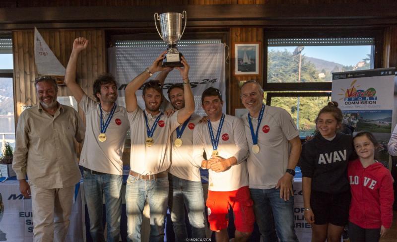 TAKI 4 ITA778 win the Corinthian division at the Melges 24 Lino Favini Cup photo copyright IM24CA / ZGN taken at Associazione Velica Alto Verbano and featuring the Melges 24 class