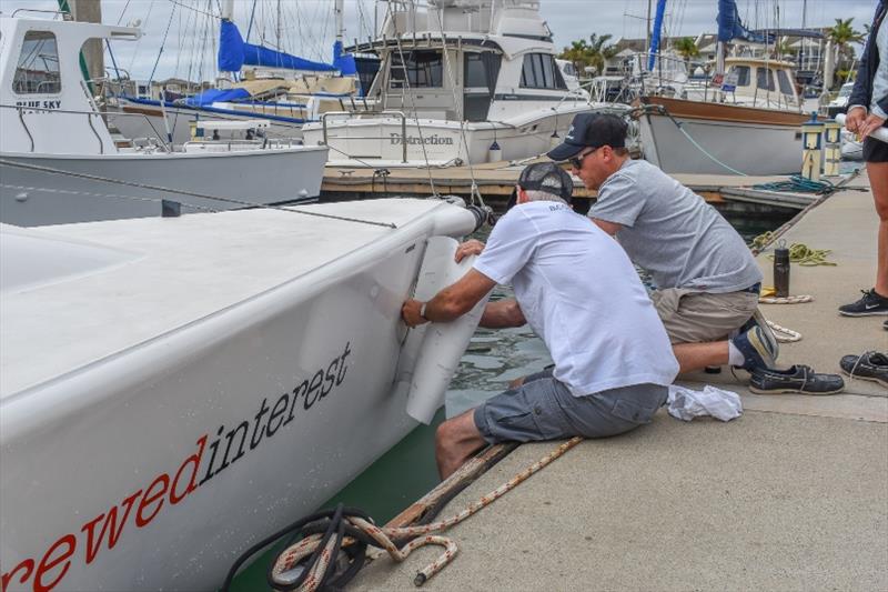 Crews getting set for the Melges 24 nationals in Port Lincoln - photo © Neil Stanbury