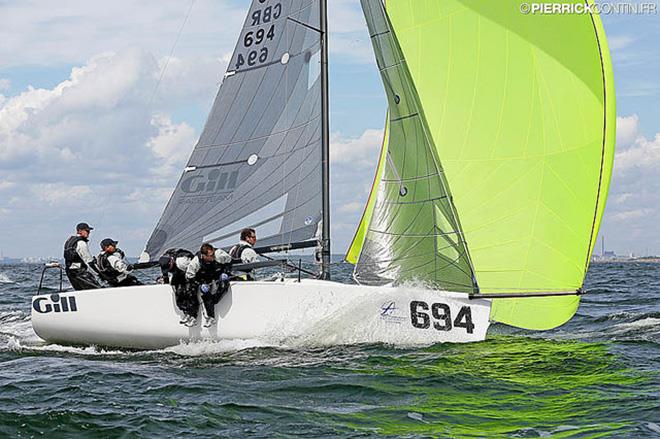 Gill Race Team GBR694 at the 2017 Melges 24 World Championship in Helsinki, Finland photo copyright Pierrick Contin - www.pierrickcontin.fr taken at Yacht Club Punta Ala and featuring the Melges 24 class