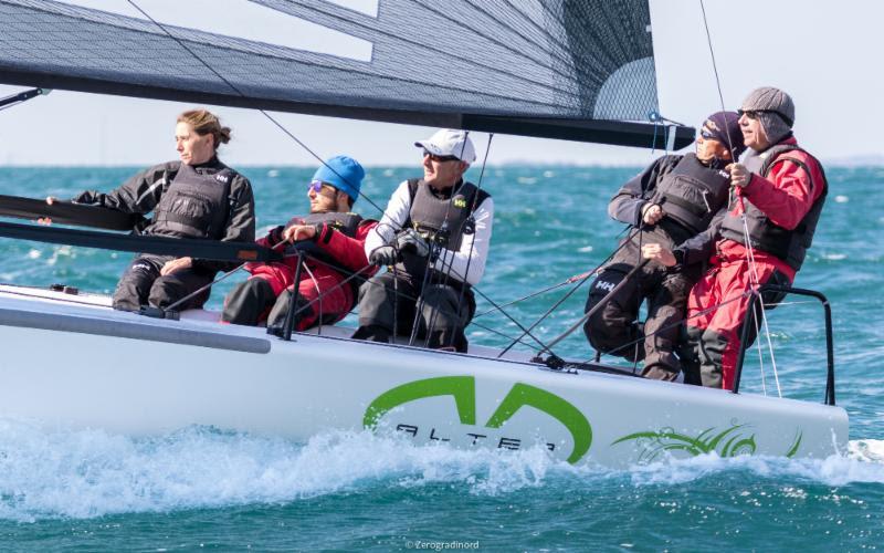 In the overall ranking third place is occupied by Andrea Racchelli's Altea ITA722 (2-3-6) - 2018 Melges 24 European Sailing Series photo copyright Zerogradinord / IM24CA taken at Yacht Club Punta Ala and featuring the Melges 24 class