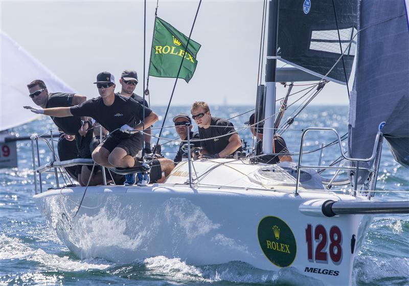 Jason Carroll's Argo took first place in the Melges 32 Class at the New York Yacht Club 160th Annual Regatta presented by Rolex photo copyright Daniel Forster / Rolex taken at New York Yacht Club and featuring the Melges 32 class
