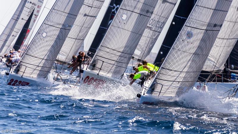 Day 4 of the Melges 32 World Championship at Trapani, Italy photo copyright BPSE / MMelandri taken at Yacht Club Favignana and featuring the Melges 32 class