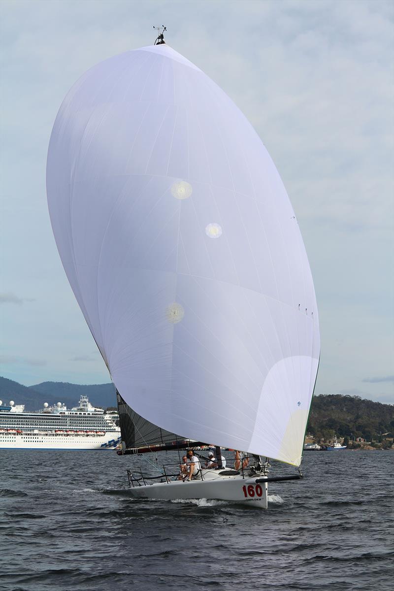 The Melges 32 Crusader finished second in fleet in her first Bruny Island race photo copyright Penny Conacher taken at Royal Yacht Club of Tasmania and featuring the Melges 32 class