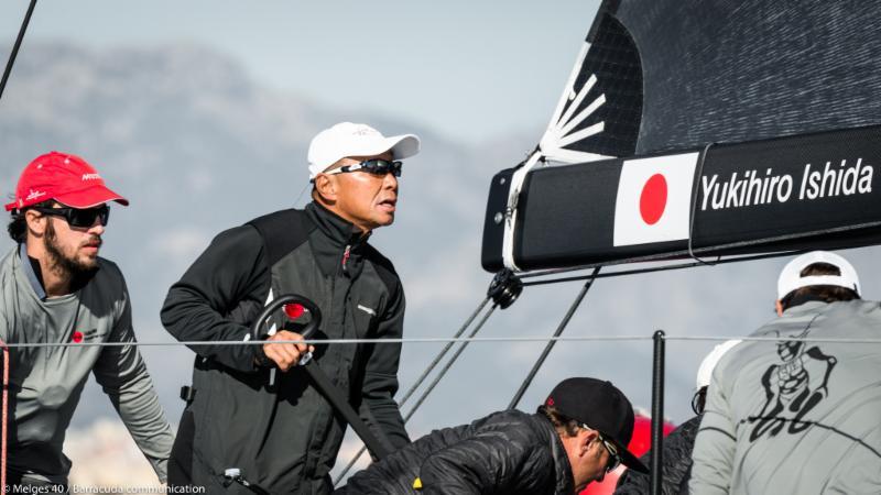 Yukihiro Ishida's SIKON on day 3 of the Melges 40 Grand Prix in Mallorca photo copyright Melges 40 / Barracuda Communication taken at Real Club Náutico de Palma and featuring the Melges 40 class